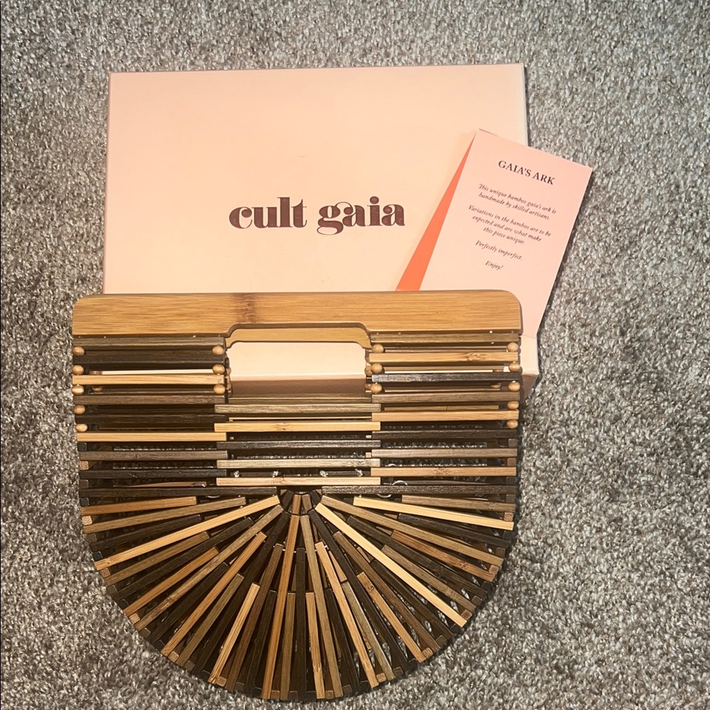 Cult Gaia Mini Multicolor Bamboo Ark Bag | Original Box | Excellent Condition
